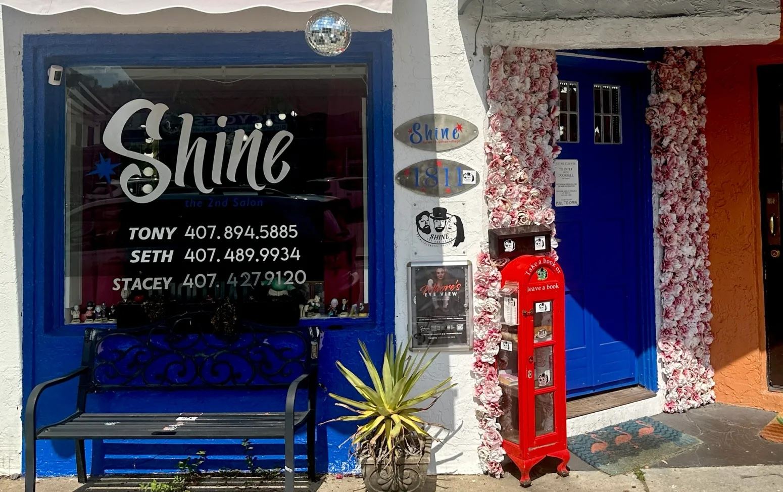 Shine the 2nd Salon storefront at 1811 N Orange Ave in Orlando's Ivanhoe Village